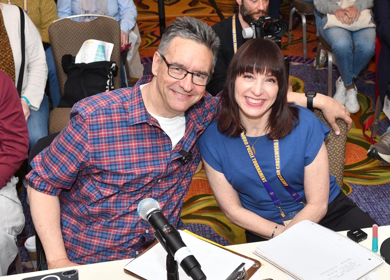 Playoff Announcers Greg Pliska and Ophira Eisenberg